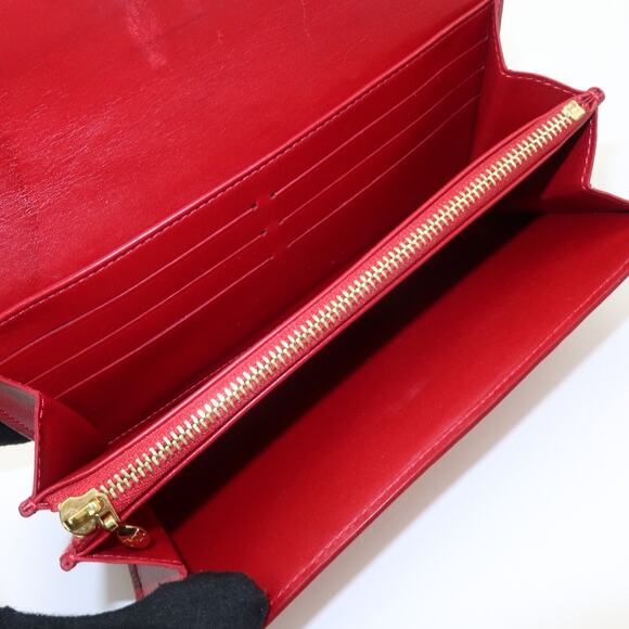 💎✨BEAUTIFUL✨💎AUTHENTIC LV Vernis Portefeuille Sarah Wallet Rose Indien - Picture 6 of 10